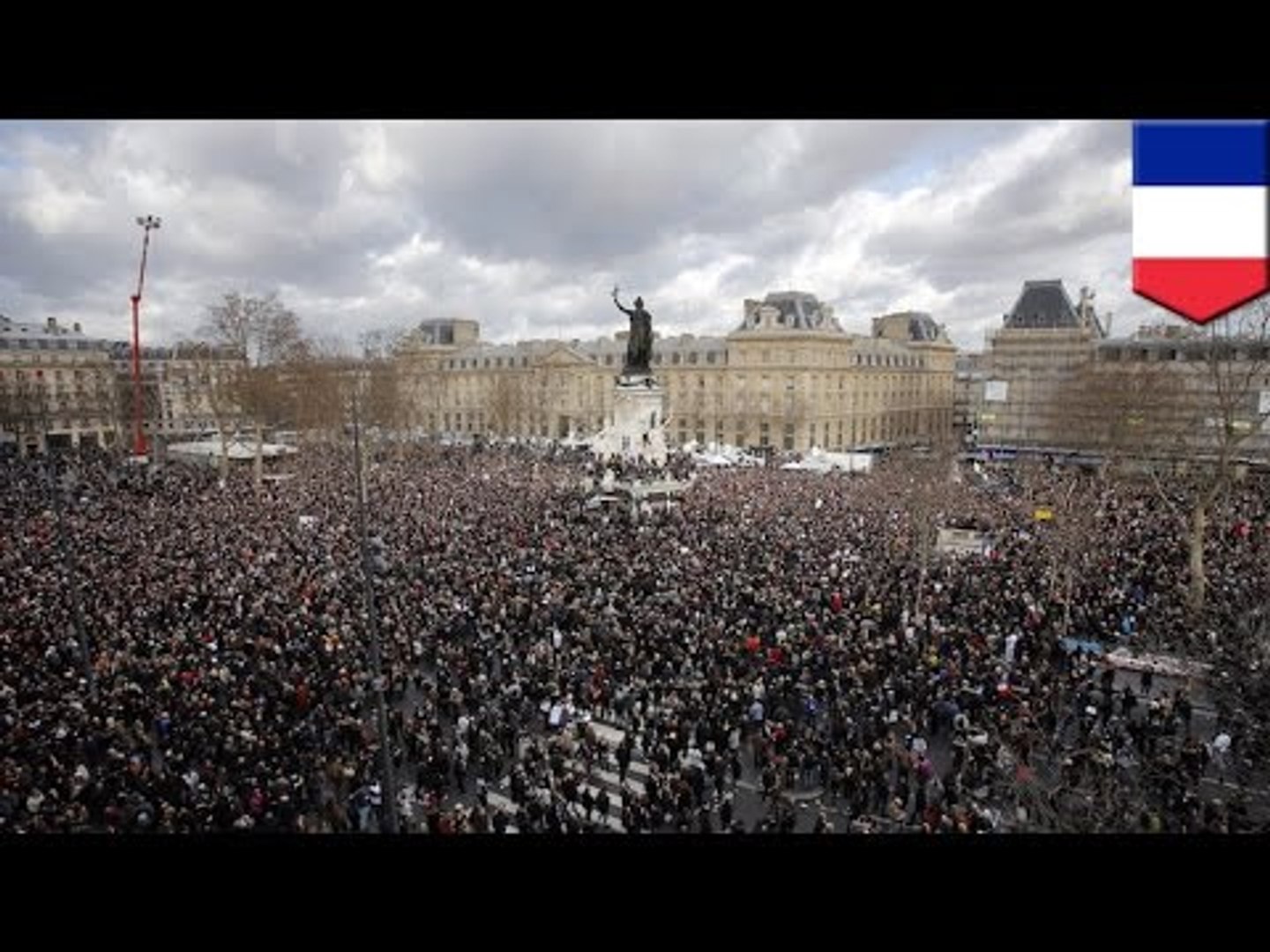 ⁣Марш миллионов: В Париже прошла самая грандиозная в истории демонстрация солидарности