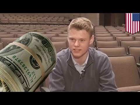 Подросток, нашедший в торговом центре 1000 долларов, вернул их владельцу-растеряше