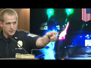 Видео с камеры наблюдения: в  полицейского выстрелили 5 раз