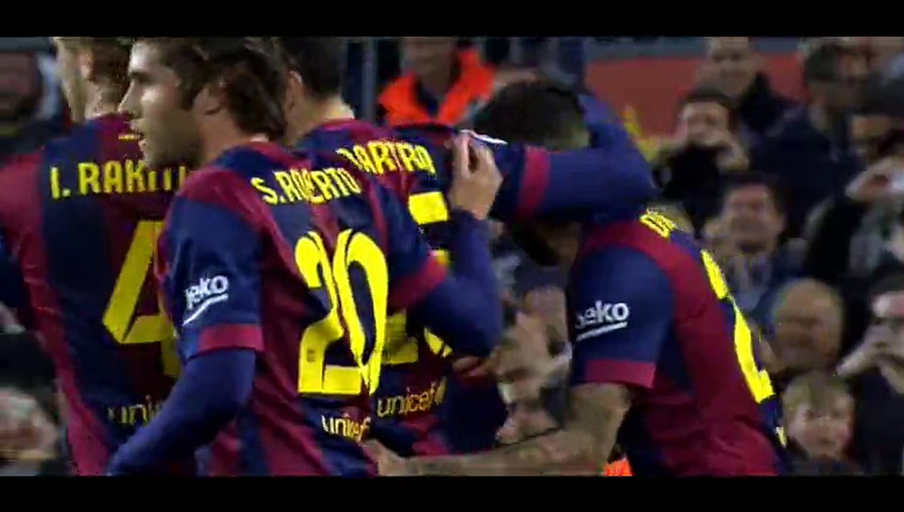 Goal Leo Messi - Barcelona 1-0 Almeria - 08-04-2015