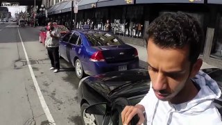 Ottawa: Taxi driver cuts off a cyclist and then threatens him