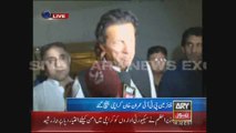 Chairman PTI Imran Khan Arrives At Karachi 08 April 2015