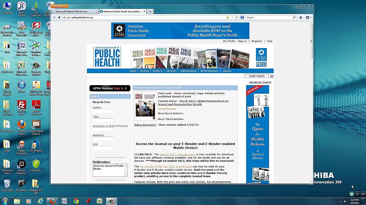 APHA Member Dual Sign-in Process