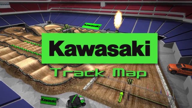 2015 AMA Supercross Rd 14 Houston - Track Map (720p HD)