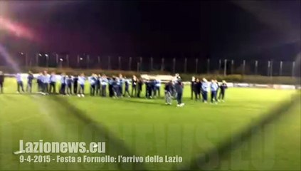 9-4-2015 - Festa a Formello- l'arrivo della Lazio