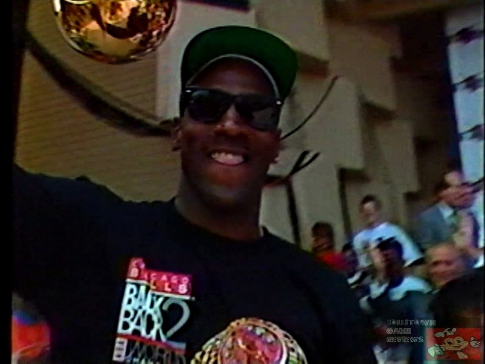 1992 CHICAGO BULLS NBA CHAMPIONSHIP RALLY IN GRANT PARK SCOTTIE PIPPEN MICHAEL JORDAN