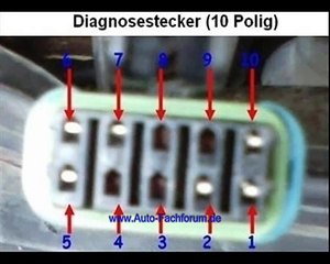Opel Fehlerspeicher auslesen OBD-1 (10 Polig)