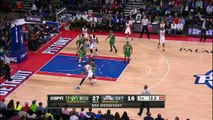 Isaiah Thomas Buzzer Beater - Celtics vs Pistons - April 8, 2015 - NBA Season 2014-15