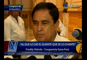 Fredy Otárola: "A quien le caiga el guante que se lo chante"