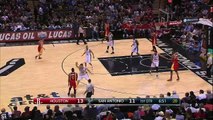 Dwight Howard Two-Handed Dunk - Rockets vs Spurs - April 8, 2015 - NBA Season 2014-15