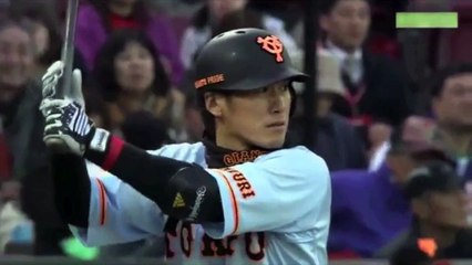プロ野球 巨人vs広島 片岡治大 第2号先制ホームラン