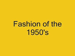 Fashion Trends of the 1950s 👗