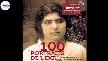 Inauguration de l'exposition "100 portraits de l'exil" à Marseille - Centenaire du génocide des Arméniens
