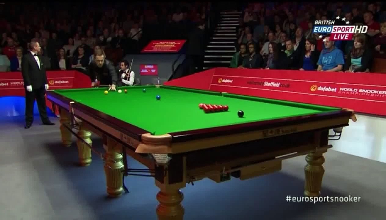 O'Sullivan Vs Hull World Snooker Championship Sheffield 2014 Frame 1 - YouTube