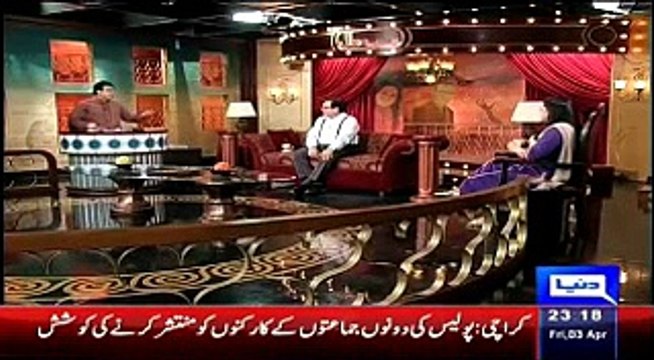 Hasb e Haal with Azizi 03 April 2015 Part 2 of 5 - Dunya News