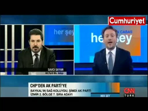 Canlı yayında Mirgün Cabas, Savcı Sayan kavgası