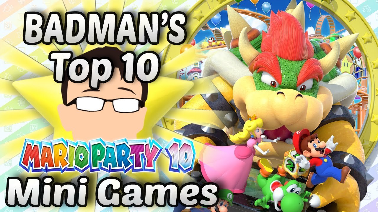 Top 10 Mario Party 10 Mini Games - Badman