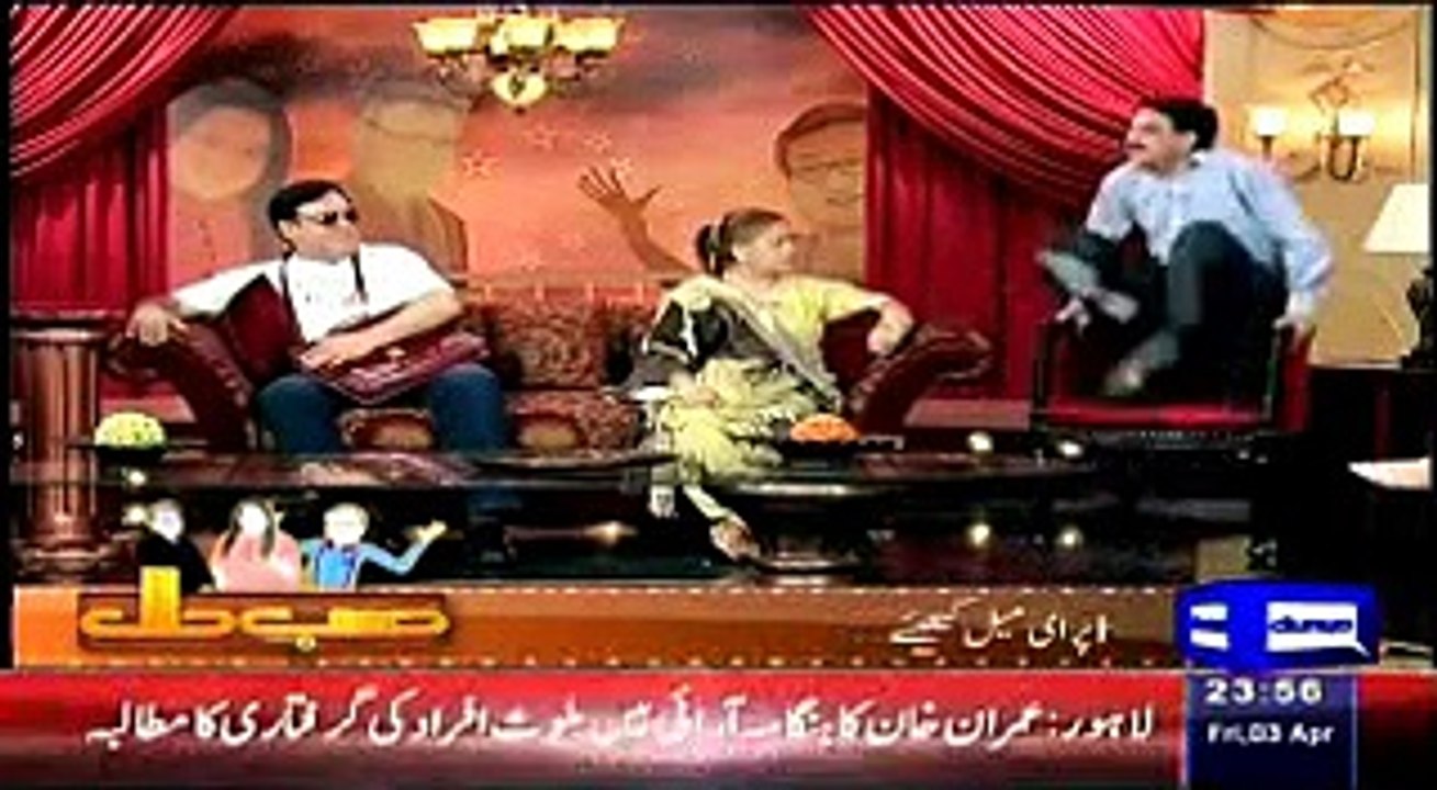 Hasb e Haal with Azizi 03 April 2015 Part 5 of 5 - Dunya News