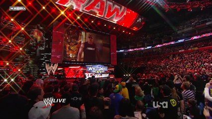 The Rock responds to John Cena's rap (via satellite)