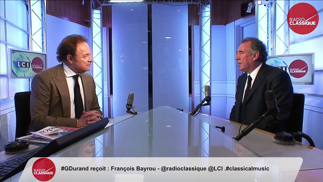 François Bayrou, invité de Guillaume Durand sur LCI-Radio Classique - 080415