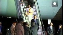 باراک اوباما برای شرکت در اجلاس کاریکوم و پاناما به کارائیب سفر کرد