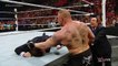 Seth Rollins vs Brock Lesnar - WWE World Heavyweight Championship Match  Raw, March 30, 2015
