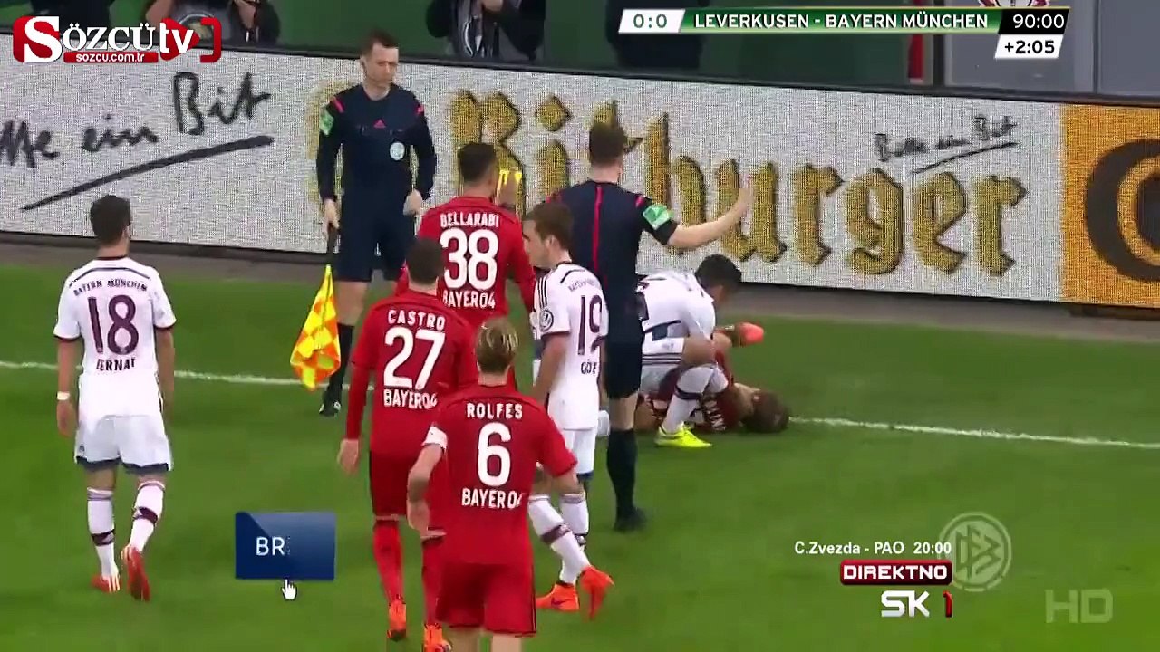 Böyle faul daha önce görülmedi!