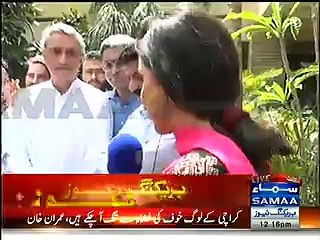 Imran khan media talk in Karachi.. Na246