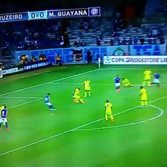Cruzeiro vs Mineros: Golazo de chalaca de Giorgian De Arrascaeta