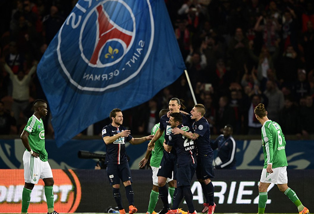 Coupe de France : 1/2 finales : Paris-SG - AS Saint-Etienne : 4-1, les buts !