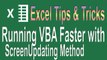 Excel VBA Tips n Tricks #4 | Running VBA code faster with Screen Updating Method