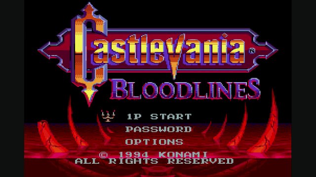 Castlevania Bloodlines - Stage 6 [Genesis] Music