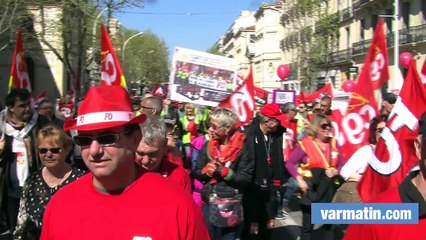 Manifestation unitaire à Toulon: les raisons de la colère