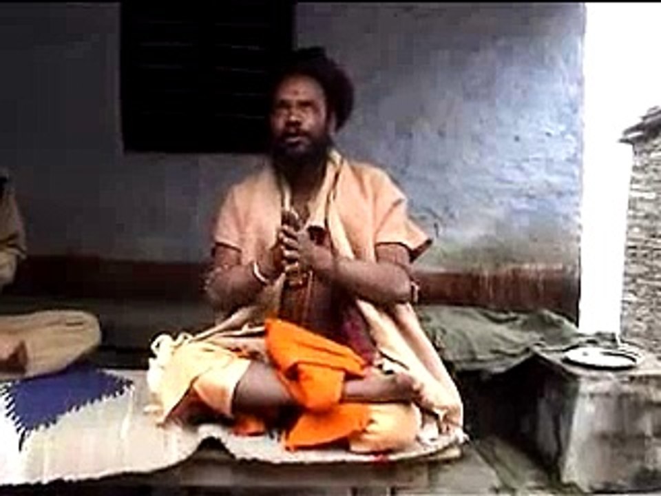 Sadhu Shiva Blessing