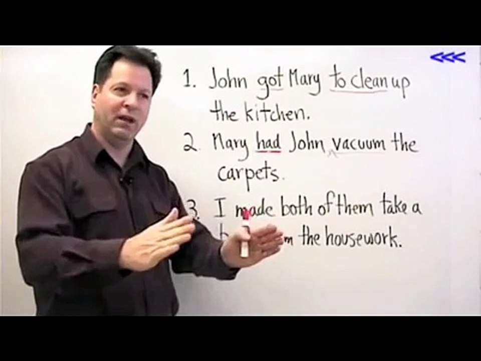 Advanced English Grammar ESL Lesson - Causative