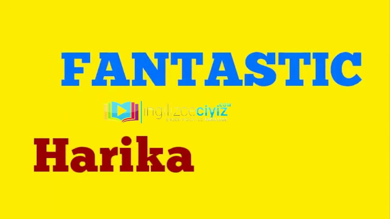 6 Sınıf 5 Ünite Kelimeler At the Fair Word List