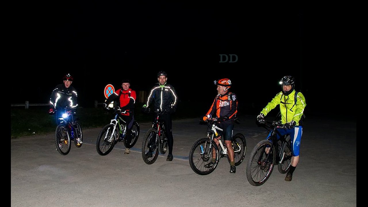 Nocturne VTT du mercredi 8 avril 2015 (27ème). Bois de l'Epau (Changé - 72)
