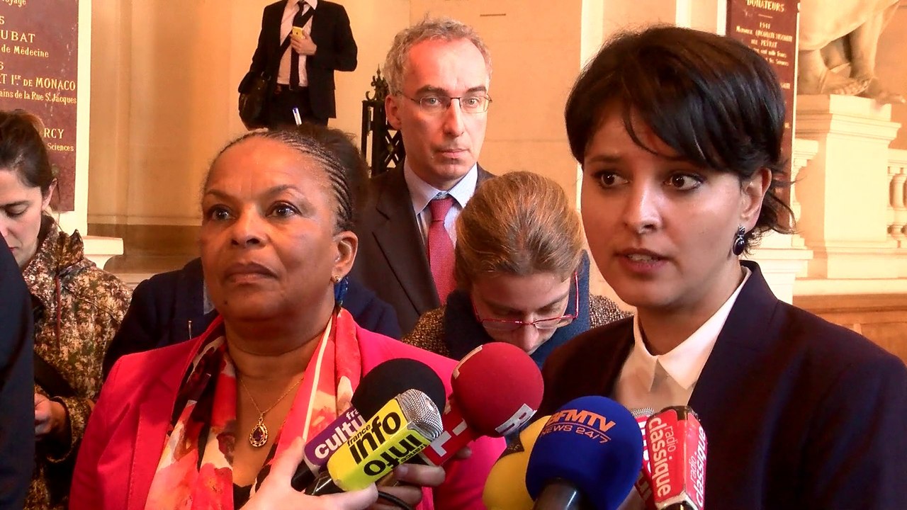 [ARCHIVE] Réunion conjointe des recteurs et des procureurs généraux : Point Presse de Najat Vallaud-Belkacem et Christiane Taubira