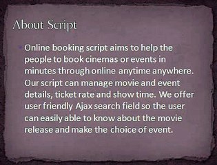 Book my show Clone Script