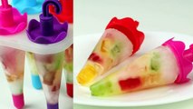 RAINBOW GUMMY BEAR POPSICLE - Ice lolly block pop - Charli & Ash