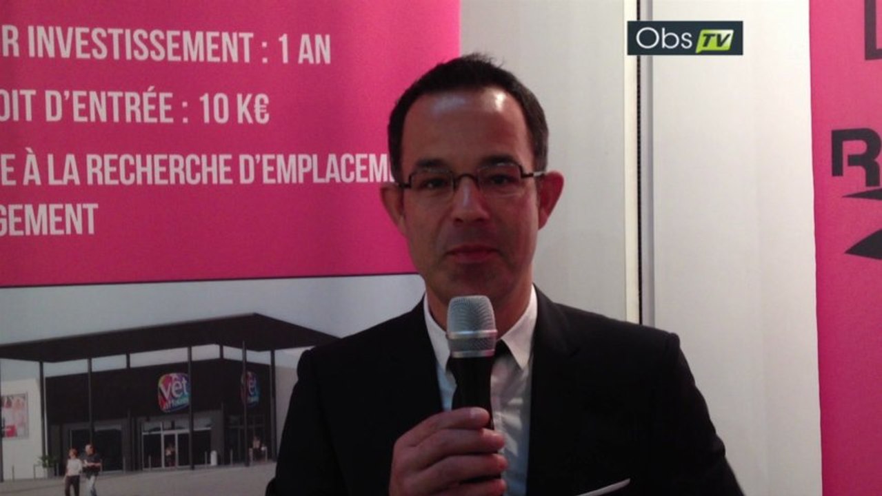 Jean-Philippe Blasco, du réseau Vêt'Affaires en direct de Top Franchise Méditerranée 2013