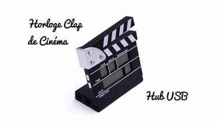 Horloge Clap de Cinéma Hub USB