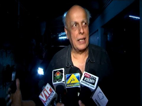 Movie Mr.X Screening Mahesh Bhatt Gurmeet Chaudhary