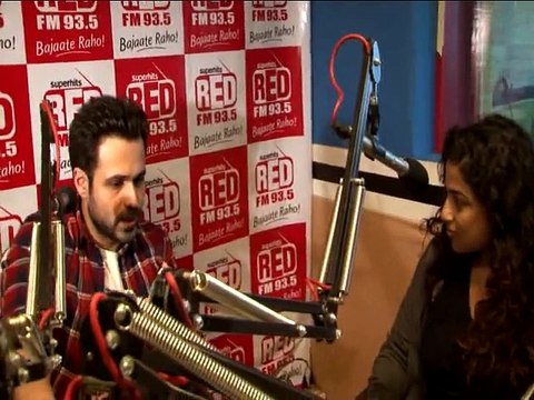 Movie Mr.X Film Promotion at Red FM Studio Emraan Hashmi Amyra Dastur
