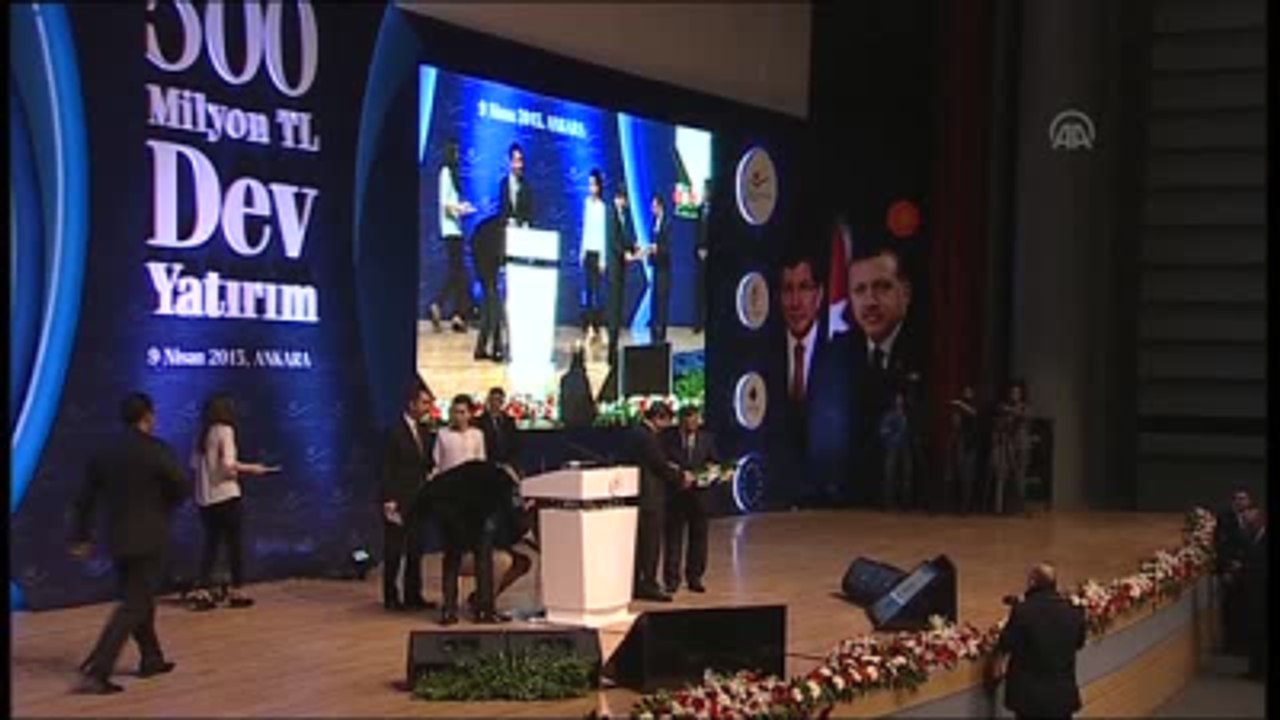 500 Milyon Liralık Dev Yatırım" Toplu Açılış Töreni - Davutoğlu