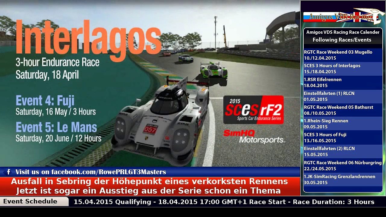 Amigos VDS Racing Newsflash #02 2015