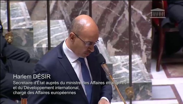 H. Désir répond à une QAG de Philippe Doucet sur le soutien aux combattants kurdes