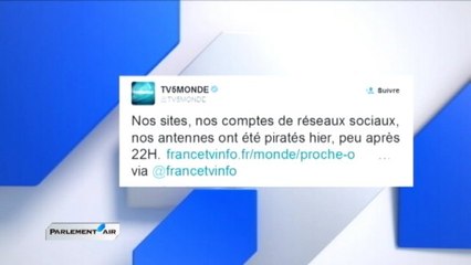 Cyber-attaque de TV5 : "Une atteinte inacceptable à la liberté d'information et d'expression"
