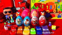 8 Surprise Eggs Unboxing Toy Story Disney Pixar Cars 2 Angry Birds Barbie Eggs like Kinder Surprise