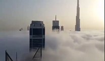 Dense Fog Shrouds World's Tallest Building